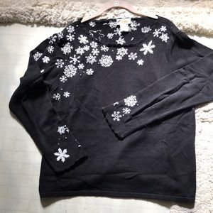 Like new Talbots snowflake sweater